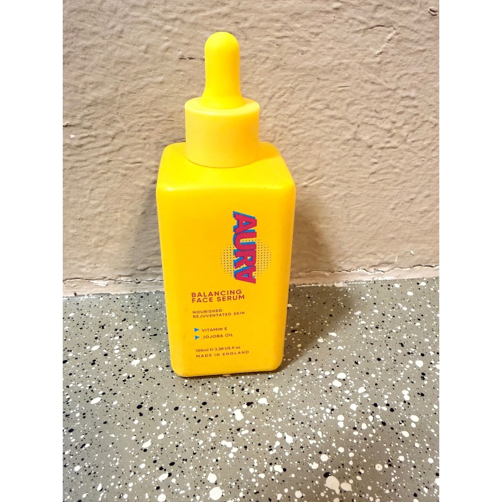 Aura Balancing Face Serum 100ml‎ Vitamin E Jojoba Oil Nourishing Skin Glow UK